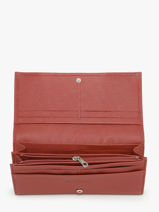 Longchamp Le roseau Portefeuille Bruin-vue-porte